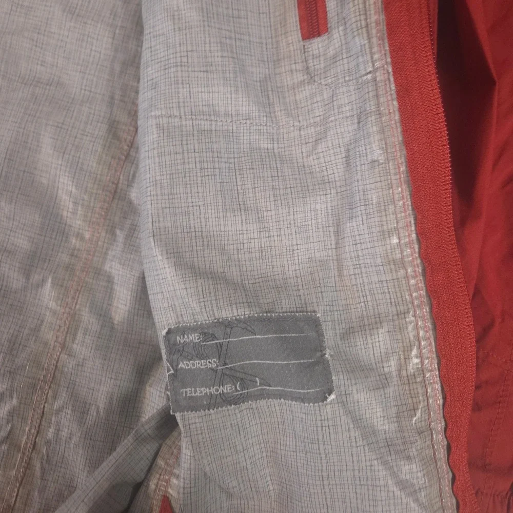 VINTAGE REI Jacket Boys L 14/16‎ Red Elements Rain Shell Taped Seams Hooded Y2K